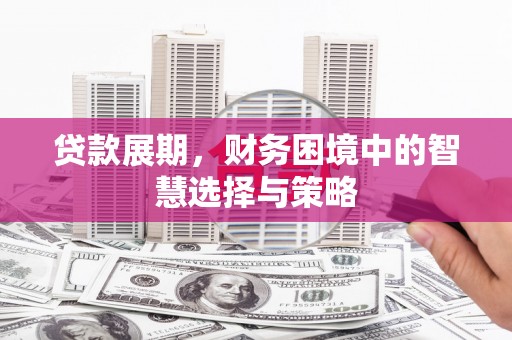 行唐贷款展期，财务困境中的智慧选择与策略