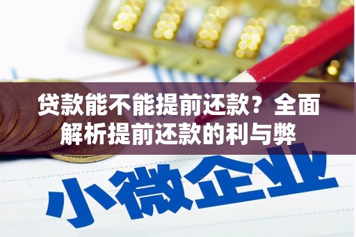 行唐贷款能不能提前还款？全面解析提前还款的利与弊