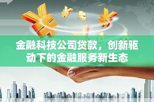行唐金融科技公司贷款，创新驱动下的金融服务新生态