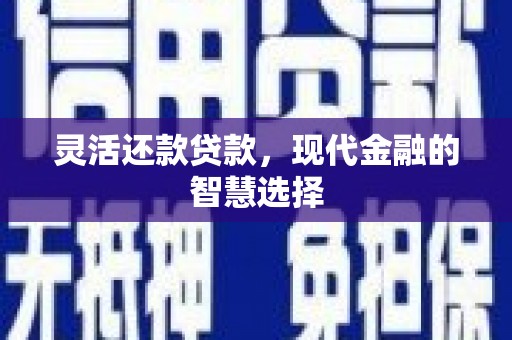 行唐灵活还款贷款，现代金融的智慧选择