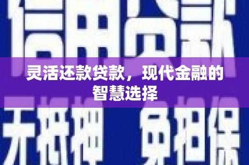 行唐灵活还款贷款，现代金融的智慧选择