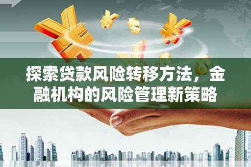行唐探索贷款风险转移方法，金融机构的风险管理新策略