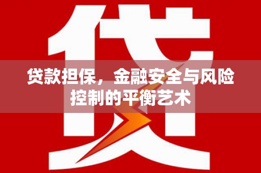 行唐贷款担保，金融安全与风险控制的平衡艺术