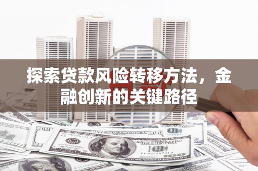 行唐探索贷款风险转移方法，金融创新的关键路径
