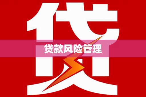 行唐贷款风险管理