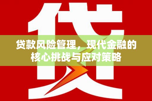 行唐贷款风险管理，现代金融的核心挑战与应对策略
