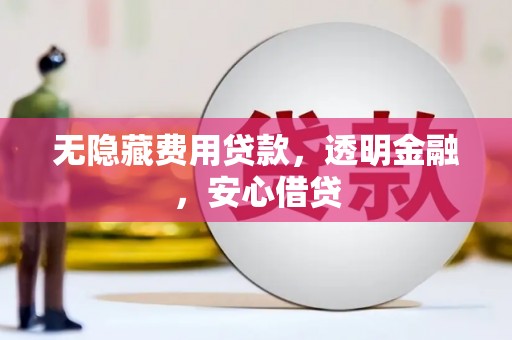 行唐无隐藏费用贷款，透明金融，安心借贷