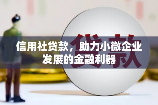 行唐信用社贷款，助力小微企业发展的金融利器