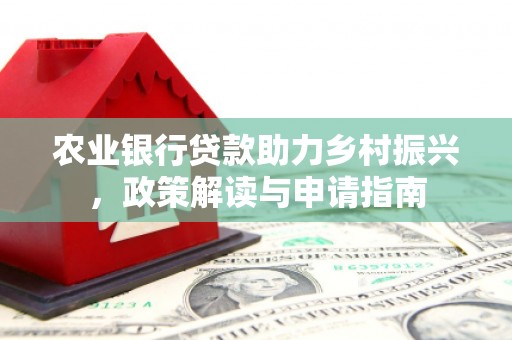 行唐农业银行贷款助力乡村振兴，政策解读与申请指南