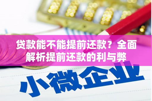 行唐贷款能不能提前还款？全面解析提前还款的利与弊