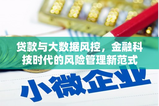 行唐贷款与大数据风控，金融科技时代的风险管理新范式