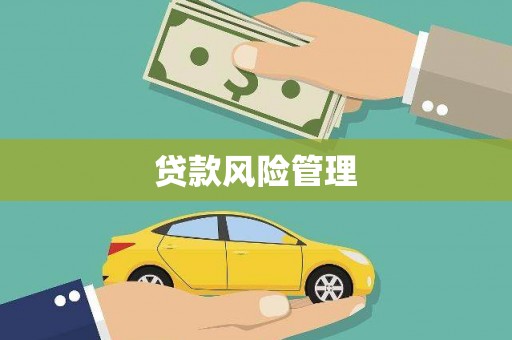 行唐贷款风险管理