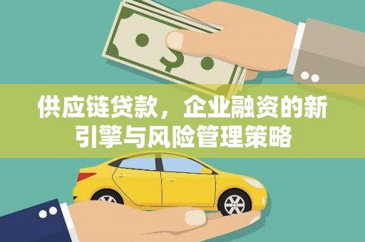 行唐供应链贷款，企业融资的新引擎与风险管理策略