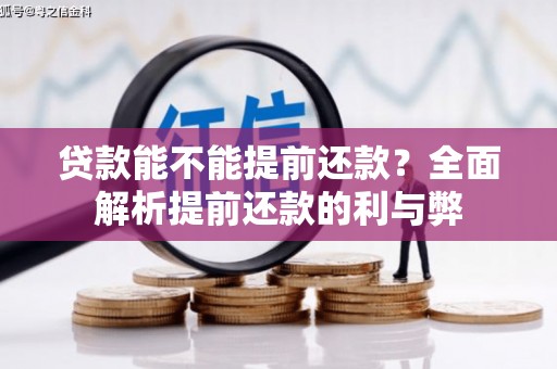 行唐贷款能不能提前还款？全面解析提前还款的利与弊