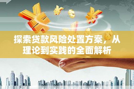 行唐探索贷款风险处置方案，从理论到实践的全面解析