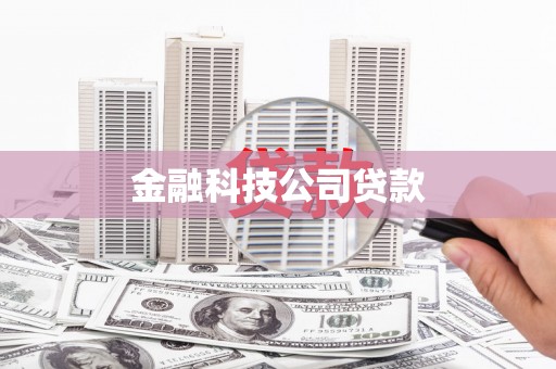 行唐金融科技公司贷款