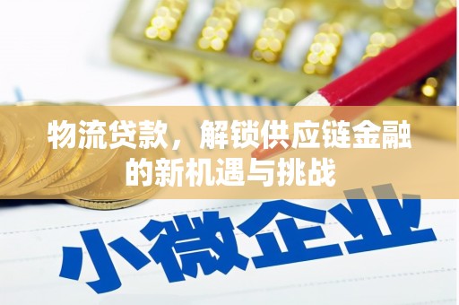 行唐物流贷款，解锁供应链金融的新机遇与挑战