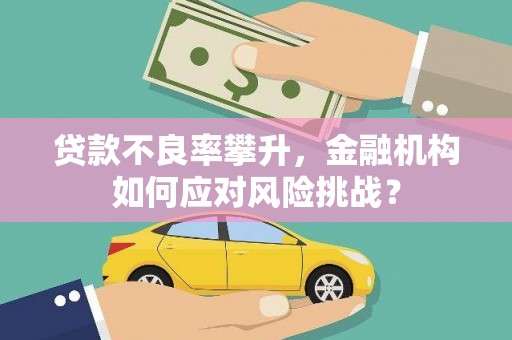 行唐贷款不良率攀升，金融机构如何应对风险挑战？