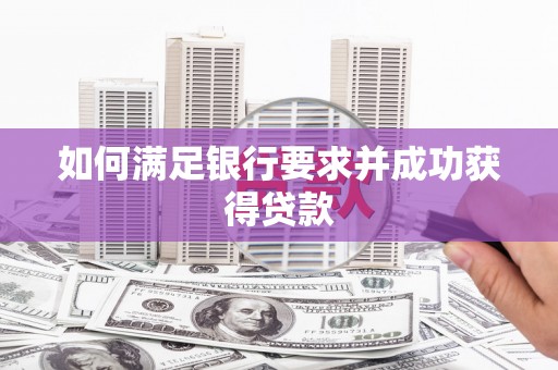 行唐如何满足银行要求并成功获得贷款